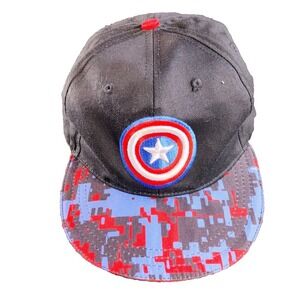 Disney Marvel Captain America Youth Snap Back Avengers Digi Shield Cap Hat